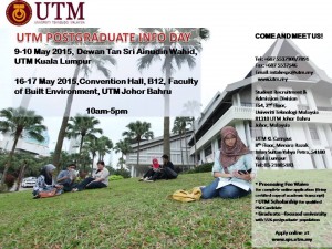 UTM Postgraduate Info Day